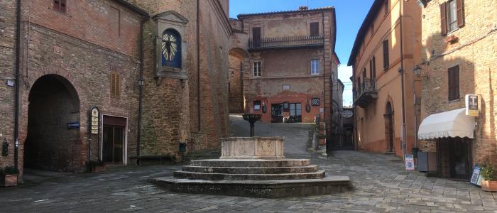 La bella fontana del XV secolo di Panicale